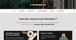 Desktop Screenshot of exterminateur.com